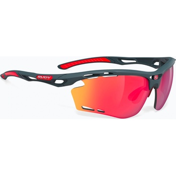 Rudy Project Слънчеви очила Rudy Project Propulse charcoal matte/multilaser red