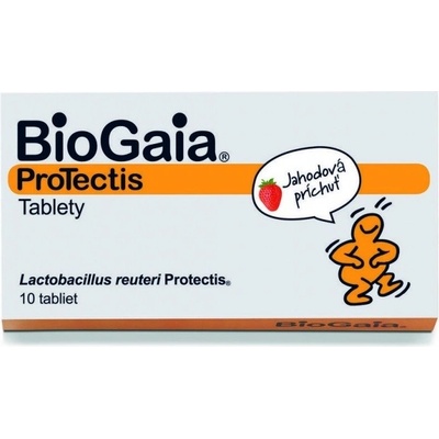 BioGaia ProTectis jahodová príchuť 10 tabliet