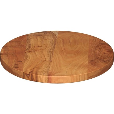Omaxi 095267 Stolní deska 90 x 40 x 2,5 cm oválná Masivní akáciové dřevo