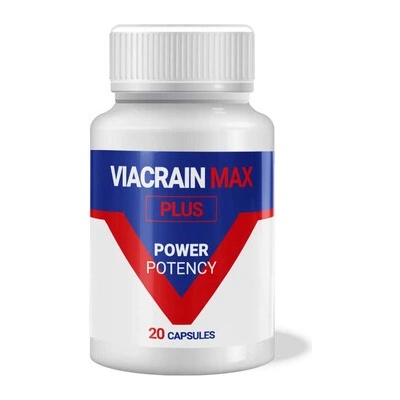Капсули за по-силна ерекция Viacrain Max Plus - 20 капсули