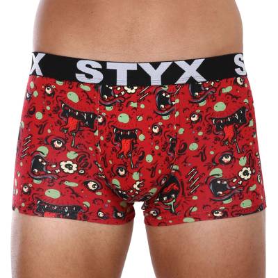 Styx Мъжки боксерки Styx art спортна еластична лента zombie Styx | Mnogotsveten | МЪЖЕ | XL