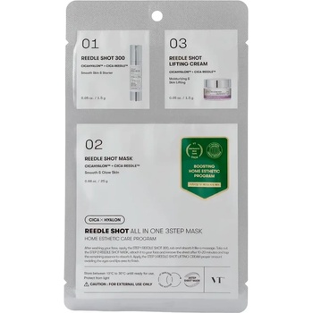 VT Cosmetics Reedle Shot All In One 3 Step Mask - Маска за лице с три стъпки - 1.5г+1.5г+25г