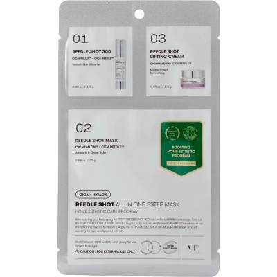 VT Cosmetics Reedle Shot All In One 3 Step Mask - Маска за лице с три стъпки - 1.5г+1.5г+25г
