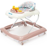 Baby Mix Детска проходилка Baby Mix с волан и силиконови колела розова (53274) Проходилка