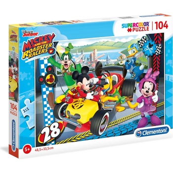 Clementoni Mickey And The Roadster Пъзел Унисекс 5+ години 104 бр