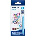 Kite Флумастери Kite Creative брокат 6 бр. пастел (1608009-K-1148)
