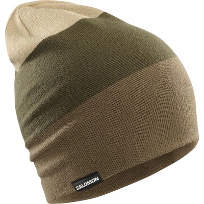 Salomon Flatspin Reversible beanie LC2302500 shitake/grape leaf/white pepper