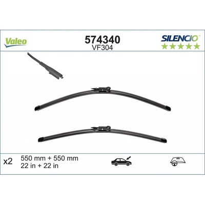 Valeo Silencio X-TRM 560+560 mm VA 574340