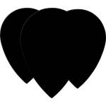Winmau Пера Winmau Pear Poly Black