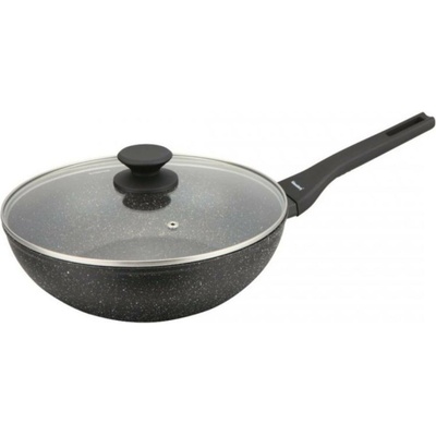 Klausberg MRAMOROVÁ HLUBOKÁ PÁNEV WOK 28 cm S POKLIPEM 28 cm KB-7990