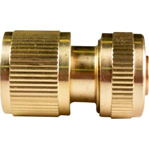 TopGarden Накрайник за маркуч 1/2" със стопер месингов tg