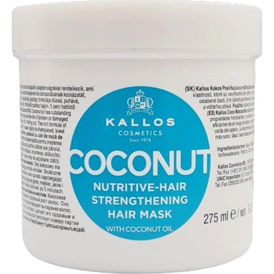 Kallos KJMN Coconut Nutritive-Hair Strengthening Mask With Coconut Oil 275 ml