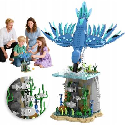 Bedee Sada Kociek 3D Model Rybárika z kociek 1310 dielikov DIY Darček