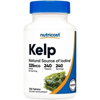Nutricost Kelp, 325 mcg, 240 таблетки, Nutricost (72625 (360101) NC)