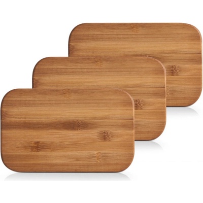 ZELLER Prkénka krájecí bambusová sada 3 ks 22 × 14 × 0,8 cm