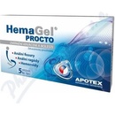 Intímne zdravotné prostriedky Apotex HemaGel Procto čípky 5 ks