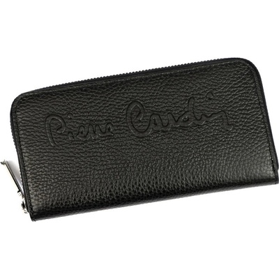 Pierre Cardin Celozipová kožená peněženka FN8822 černá