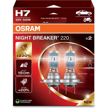 Osram Night Breaker H7 PX26d 12V 55W 2 ks