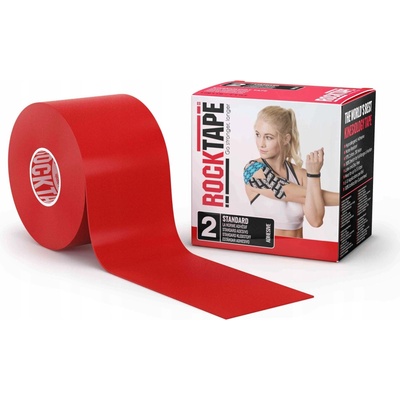Rock Tape Tejpovací páska červená 5 cm x 5 m