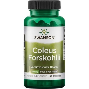 Swanson Coleus Forskohlii, 400 mg, 60 капсули, Swanson (SW1428)