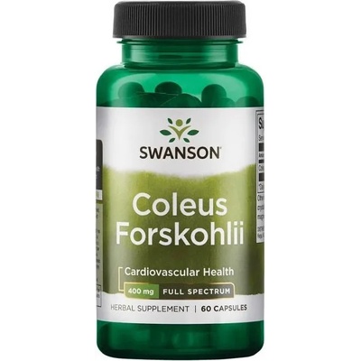 Swanson Coleus Forskohlii, 400 mg, 60 капсули, Swanson (SW1428)