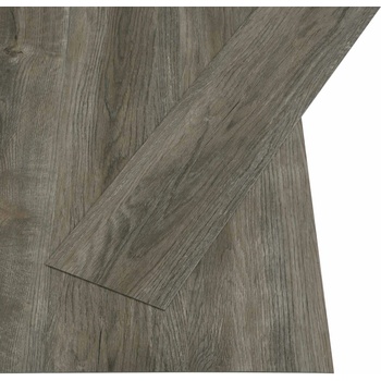 vidaXL Самозалепваща се дъска за под 32 pcs Сив и кафяв 4, 46 м2 ПВЦ (42046269)