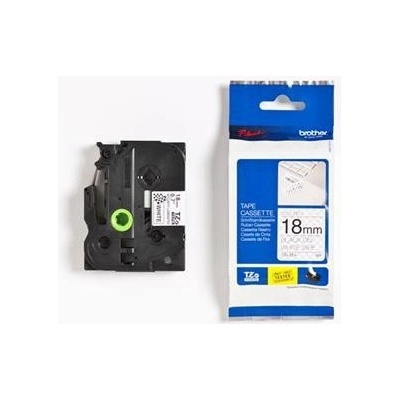 páska BROTHER TZeSE4 čierne písmo, biela páska bezpečnostná SECURITY Tape (18mm) TZESE4