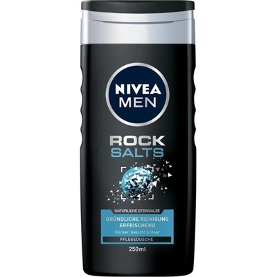 Nivea Men Rock salt sprchový gél 6 x 250 ml