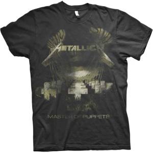 Metallica Master of Puppets Distressed Black L Риза (METTS06MB03)