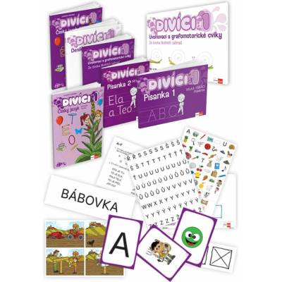 Divíci 1 - rozšířený učitelský balíček - Český jazyk GM (nevázané písmo)