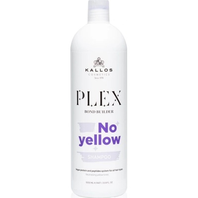 Kallos Plex No Yellow šampon na vlasy proti žlutým tónům 1000 ml