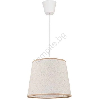 Duolla - Пендел SOLO 1xE27/40W/230V Ø 24 см светло бежов (DU7195)