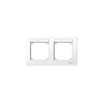 Schneider Rámček 2-násobný popisné pole biela Merten M-Plan