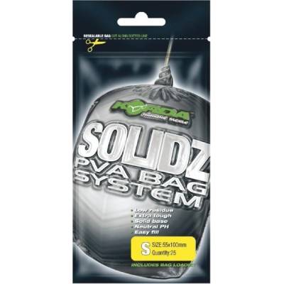 KORDA PVA vrecká Solidz Small 55 x 100 mm 25ks