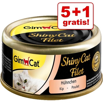 GimCat ShinyCat Jelly kura 6 x 70 g