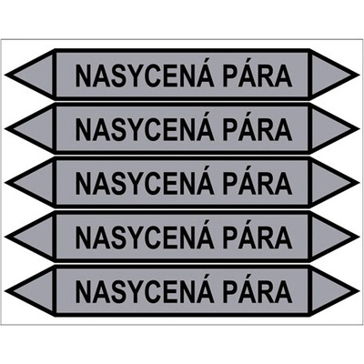 Značení potrubí, nasycená pára PZGL 009539