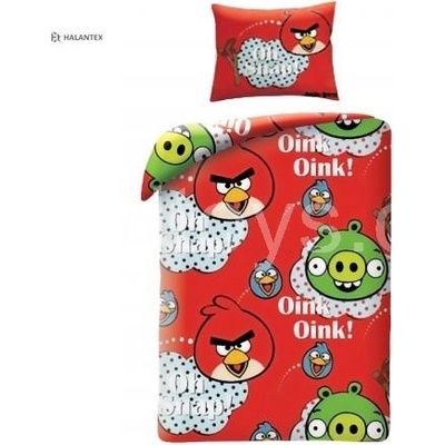 Halantex obliečky Angry Birds Oink 160x200 70x80
