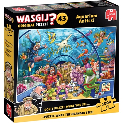JUMBO WASGIJ 43 Hrátky v akváriu 1000 dílků