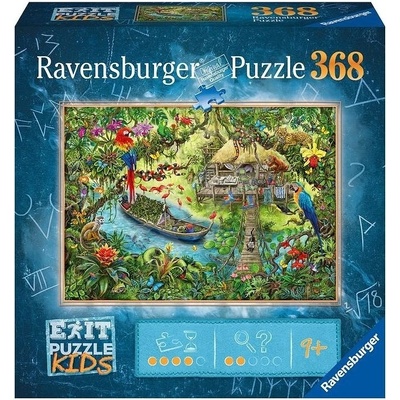 Ravensburger Пъзел Ravensburger от 368 части - Експедиция в джунглата (12934)