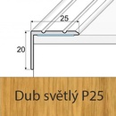 Profil Team Schodová hrana třešeň P23 25x20 mm 2,7 m
