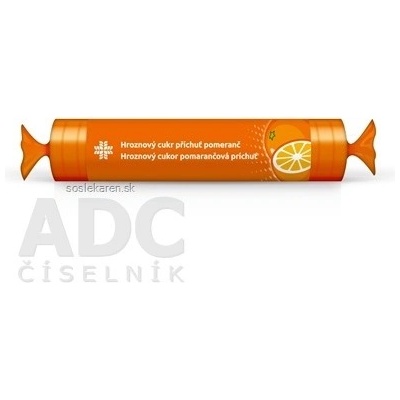 LIVSANE Hroznový cukor s vitamínom C tbl pomarančová príchuť rolka 44 g
