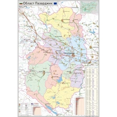 Mapmedia Карта на област Пазарджик