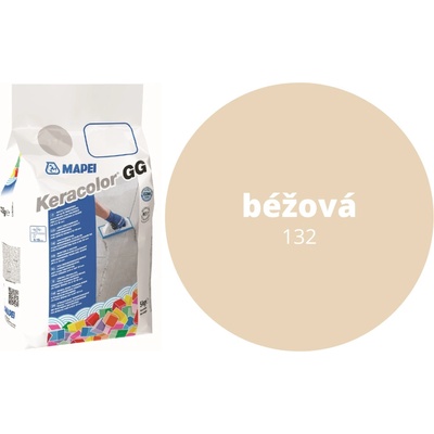 Mapei KERACOLOR GG 132 Cementová škárovacia hmota 4x5 kg, Béžová