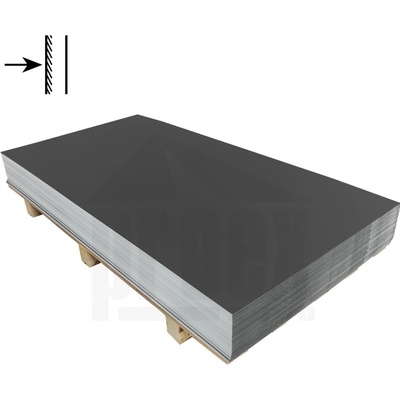 Lindab Tabule jednostranná 0,5 x 1250 x 2000 mm RAL 7011 tmavě šedá