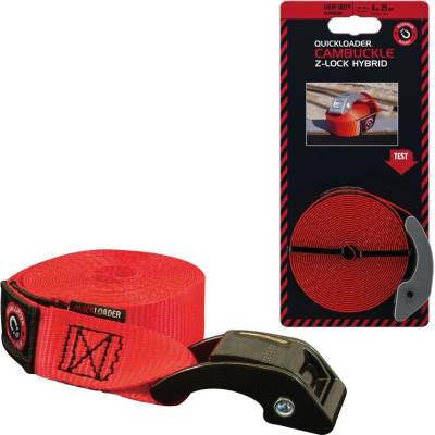 Quickloader Popruh se sponou, Z-zámkem a magnetem Z-lock Hybrid 800 kg x 4 m 25 mm
