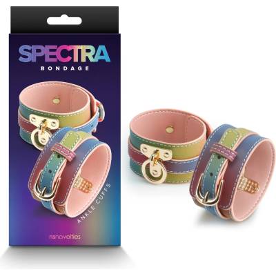Многоцветни маншети за глезени - Spectra Bondage Ankle Cuff (NSTOYS1054)