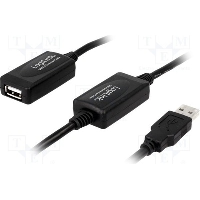 Logilink UA0146 Repeater USB, USB 1.1,USB 2.0, USB A zásuvka, USB A vidlice, 20m