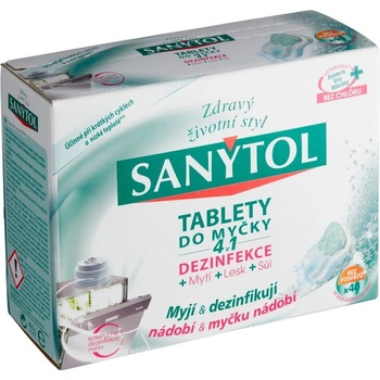 Sanytol 4v1 tablety do umývačky riadu 40 ks