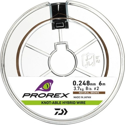 Daiwa Lanko Prorex Hybrid Knotable Wire Brown 6 m - 0,300 mm 5,4 kg
