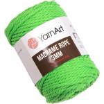 YARNART Macrame Rope 3 mm 3 mm 63 m 802 Neon Green юта (Macrame Rope 3 mm 802)